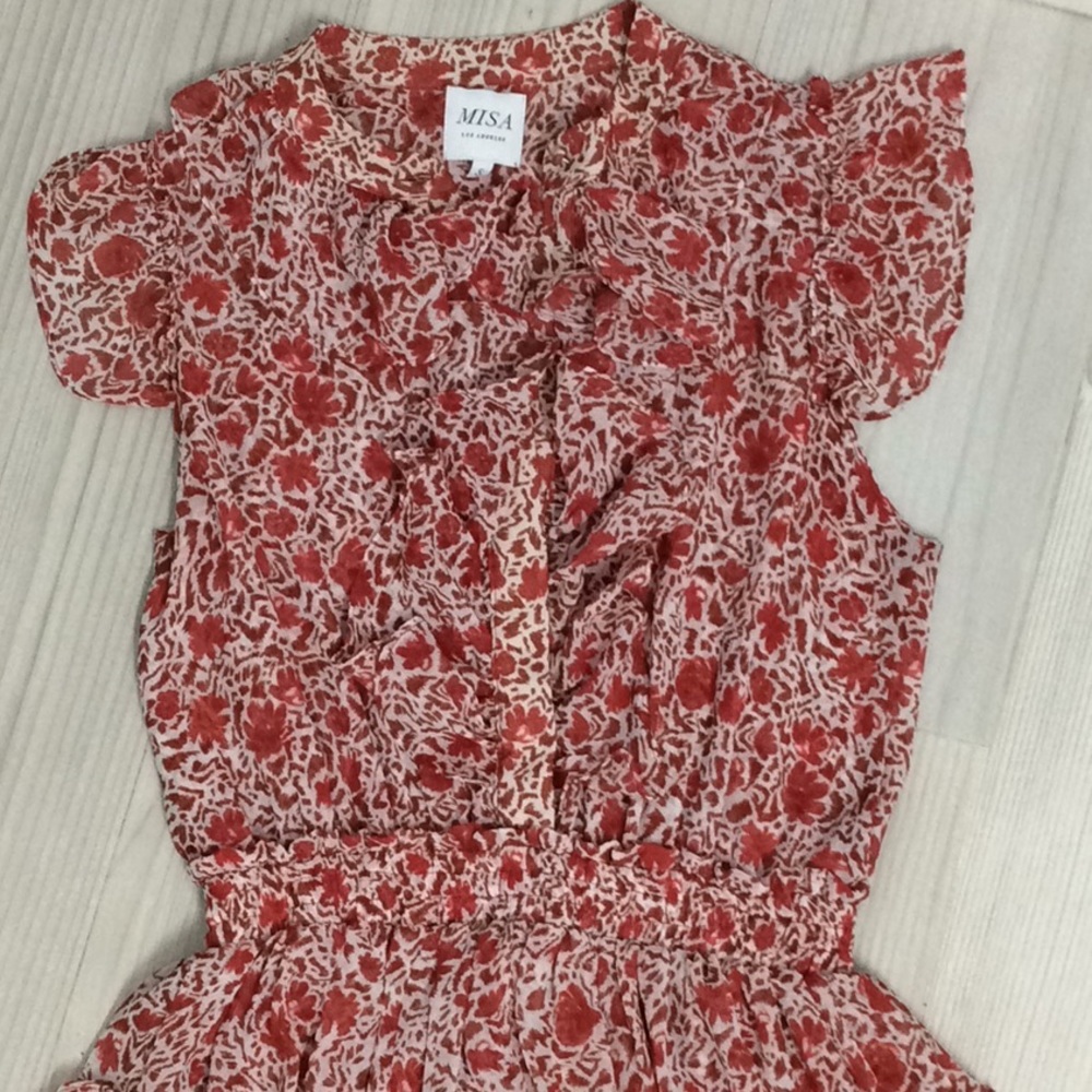 💕💕Misa Ruffled Mini Dress - Picture 5 of 5